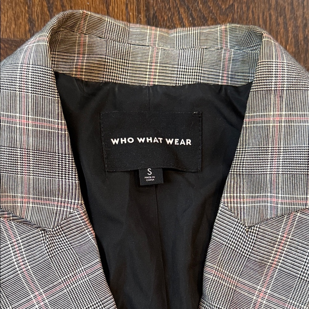 Who What Wear double-breasted plaid jacket women’s size small - Picture 10 of 15